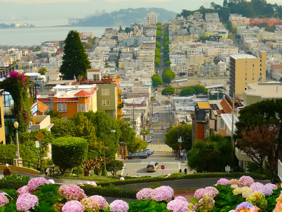 Lombard Street San Francisco Na dúvida embarque