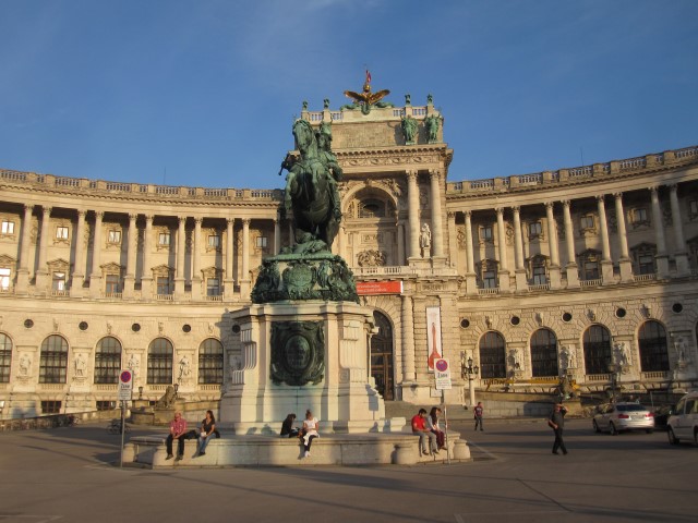 Hofburg Viena Áustria Na dúvida embarque