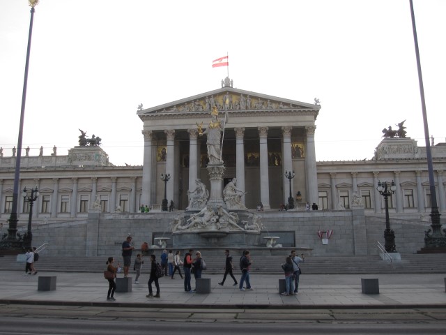 Parlamento Viena Áustria Na dúvida embarque