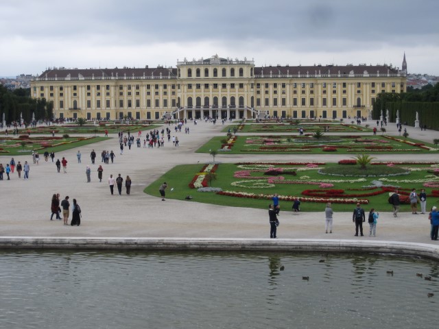 Schloss Scönbrunn Viena Áustria Na dúvida embarque