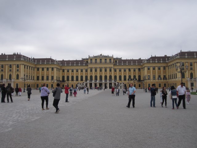 Schönbrunn Viena Áustria Na dúvida embarque