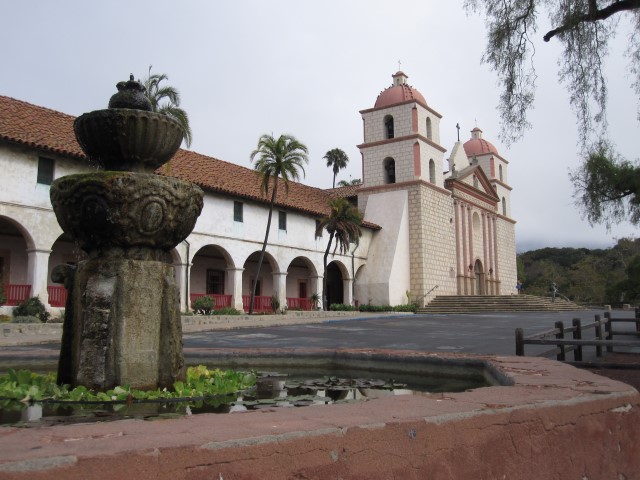 old mission Santa Barbara California Na dúvida embarque