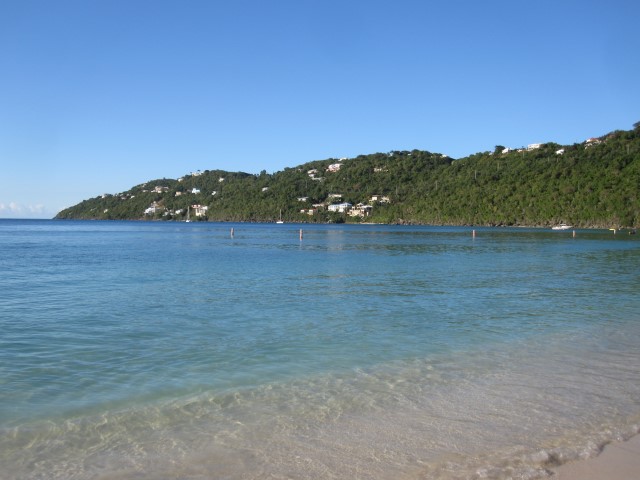 Magens Bay beach Charlotte Amalie St. Thomas Ilhas Virgens Americanas Na dúvida embarque