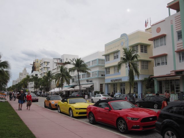 South beach Miami art deco district Ocean Drive Florida Na dúvida embarque