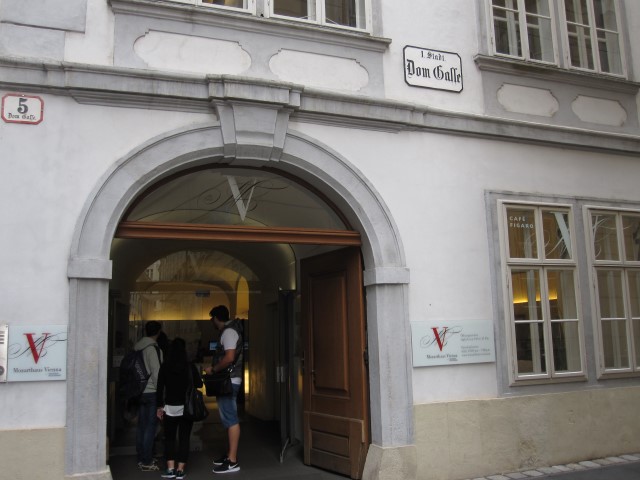 Casa de Mozart Mozarthaus Viena Áustria Na dúvida embarque