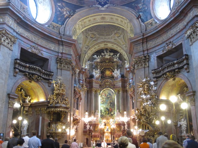 Peterskirche Igreja de São Pedro Viena Áustria Na dúvida embarque
