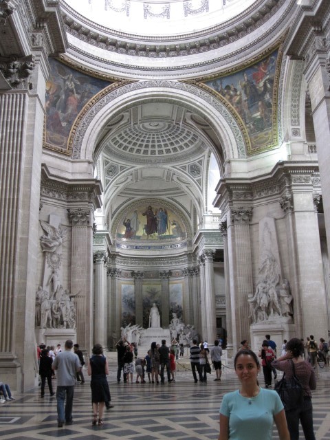 Pantheon Quartier Latin Paris França Na dúvida embarque