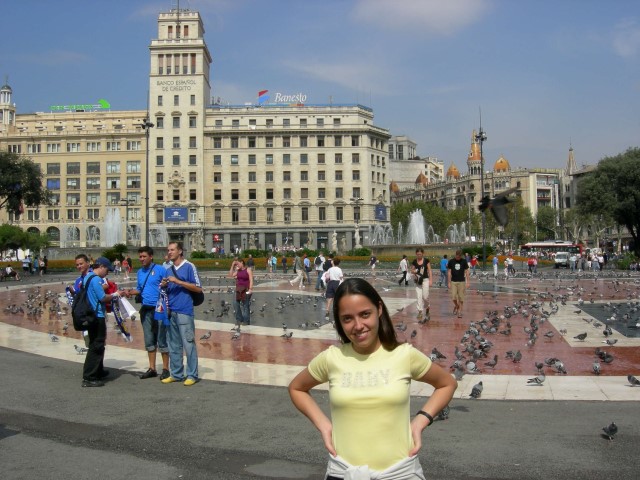 Praça da Catalunha Barcelona Na dúvida embarque (Small)