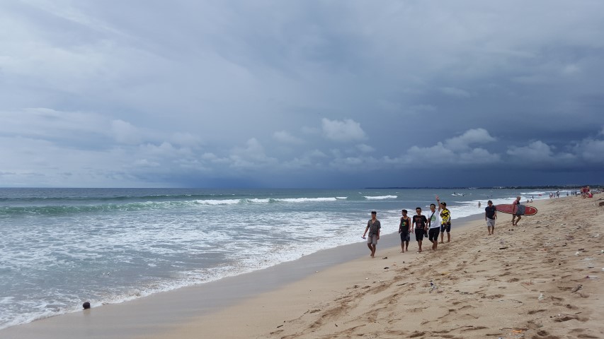 Kuta beach praias em Bali